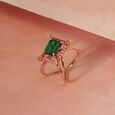Rose Mai Tai 14KT Rose Gold Finger Ring,,hi-res view 1