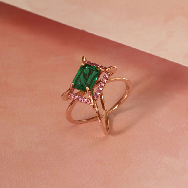Rose Mai Tai 14KT Rose Gold Finger Ring,,hi-res image number null