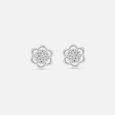 Blooming Beauty Silver Stud Earrings,,hi-res view 3