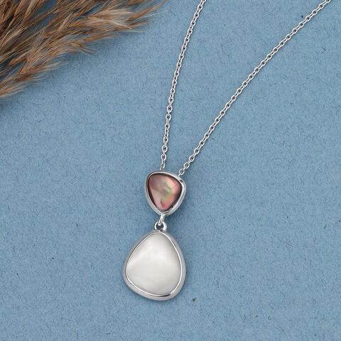 Mother of Pearl Dreamy Silver Pendant