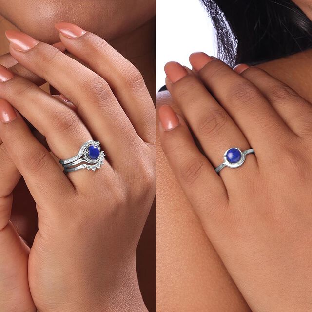 Twilight Glam Silver Ring,,hi-res image number null