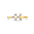 14KT Yellow Gold Ice Spike Symphony Diamond Ring,,hi-res view 2