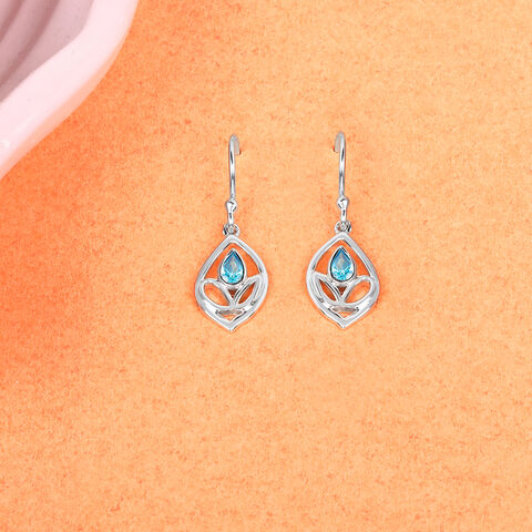 Sleek Sparkle Silver Hoop Earrings