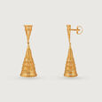 Saura Serenity 22KT Gold Jhumka,,hi-res view 4