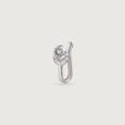 Lovely Bloom Silver Nose Pin,,hi-res view 3