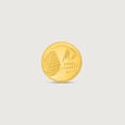 0.5 gm 24 Karat Tulsi Leaf Gold Coin (9999 Purity),,hi-res view 2