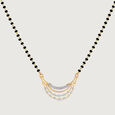 Layered Grace Gold and Diamond Mangalsutra,,hi-res view 3