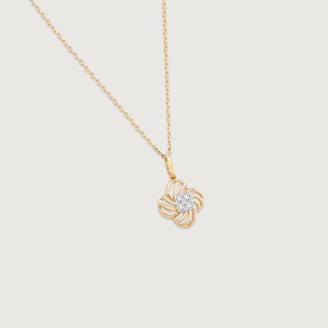 Twirling Grace Diamond Pendant,,hi-res image number null
