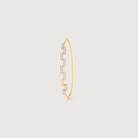 Linear Balance Diamond Bangle