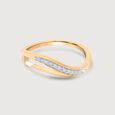 Graceful Flow Diamond Ring,,hi-res view 3