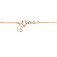 14 KT Rose Gold Minimal Festive Diamond Necklace,,hi-res view 4