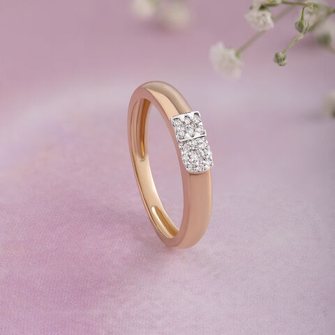 Forever Flex Gold & Diamond Finger Ring for Men