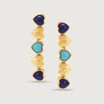 Pop Magic 18KT Convertible Lapis Lazuli Drop Earrings,,hi-res view 5