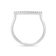 18 KT White Gold Minimal Diamond Ring,,hi-res view 4