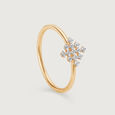 Snowflake Brilliance 14KT Gold & Diamond Ring,,hi-res view 4