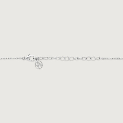 Contemporary Triangle Silver Necklace