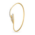 14KT Yellow Gold Glimmering Harmony Diamond Bangle,,hi-res view 3