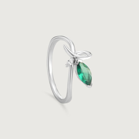 Grace Leaf Silver Ring