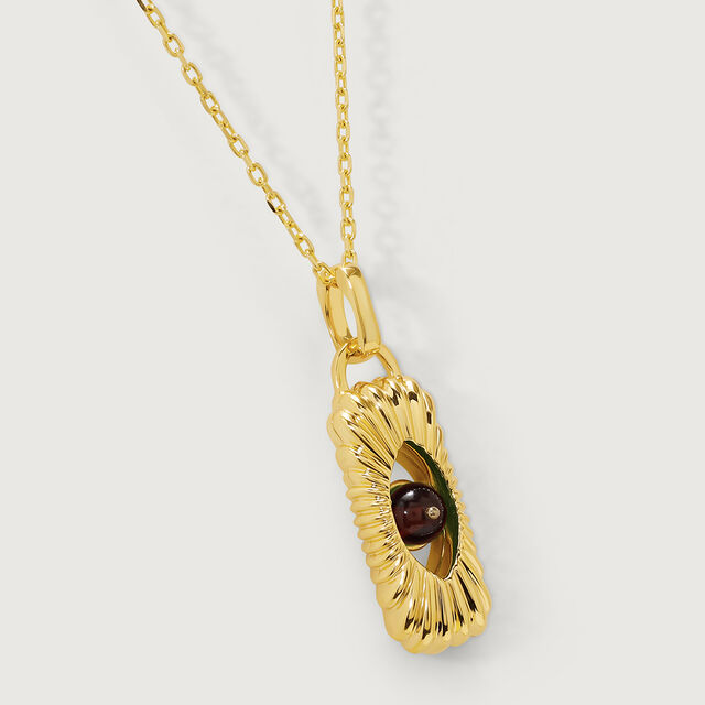 Guardian's Birthstone Gem 18KT Pendant with chain,,hi-res image number null