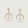 Dancing In The Moonlight 14KT Diamond Drop Earring,,hi-res view 2