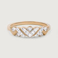 Basketry Vibes Gold and Diamond Finger Ring,,hi-res view 3