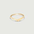 Chic Chevron Gold Ring,,hi-res view 3