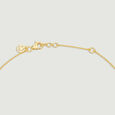 Delicate Luminous Onyx and Topaz Lariat Necklace,,hi-res view 3