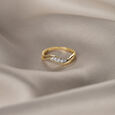 Eternal Flow 14 Kt Gold & Diamond Ring,,hi-res view 1