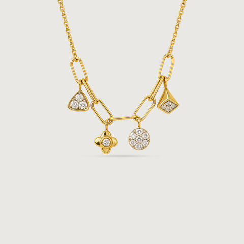 Playful Balance Diamond Necklace