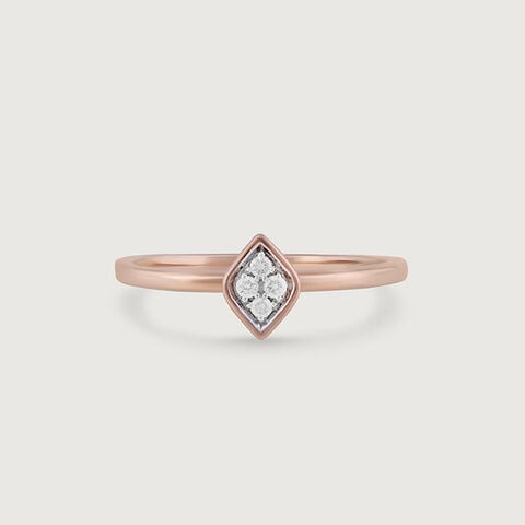 Vintage Glam Gold & Diamond Ring