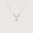 Elegant Sculptural Diamond Mangalsutra,,hi-res view 3