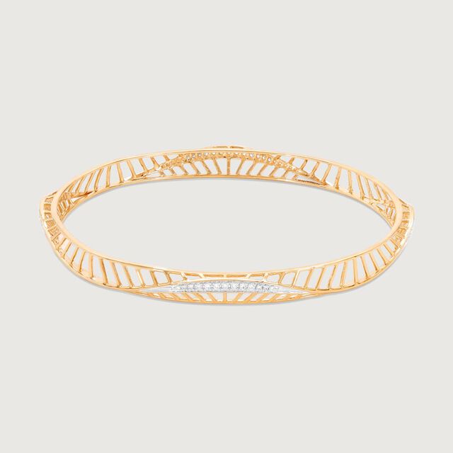 Trendy Sleek Diamond Bangle,,hi-res image number null