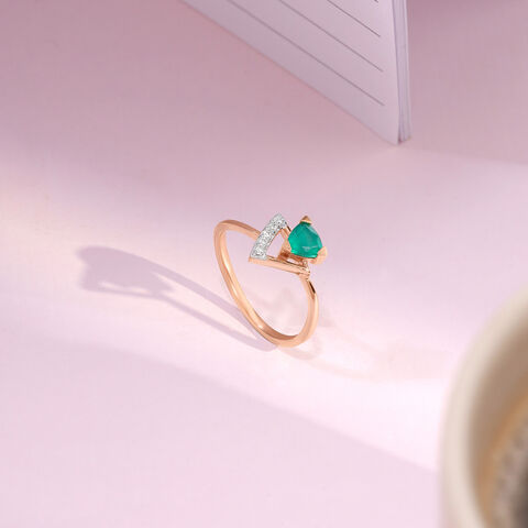 Fierce Geo Diamond Ring