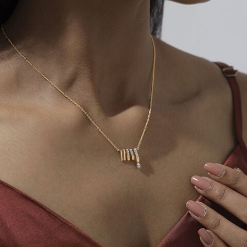 Measured Rhythm Diamond Necklace