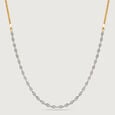 Radiant Ivy 14 Kt Gold and Diamond Necklace,,hi-res view 3