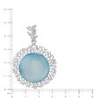 Silver Pendant For Women In Vintage Style With Pearl,,hi-res view 4