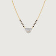 Sleek Tiered Diamond Mangalsutra,,hi-res view 3