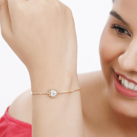 14KT Yellow Gold Little Joys Diamond Bangle