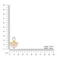 14KT Yellow Gold Web Of Beauty Diamond Pendant,,hi-res view 5