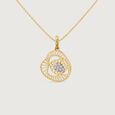 Fluid Bloom Diamond Pendant,,hi-res view 3