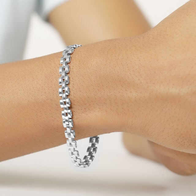 925 Silver Exquisite Modern Bracelet for Men,,hi-res image number null