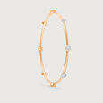 Timeless Shine Gold & Diamond Bangle,,hi-res view 4