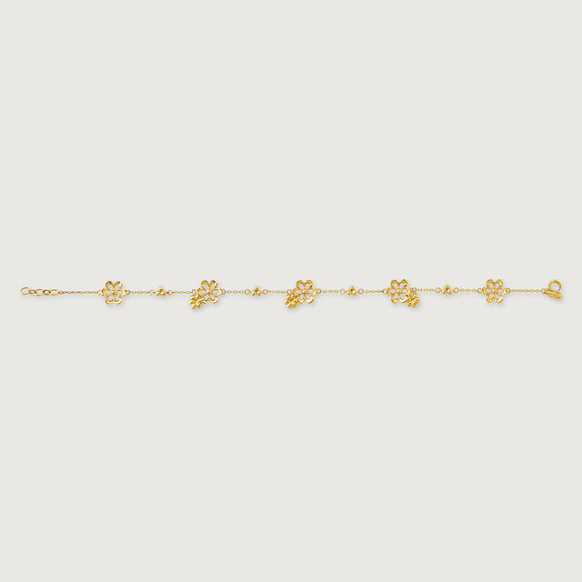 Flutter Bloom Gold Bracelet,,hi-res image number null