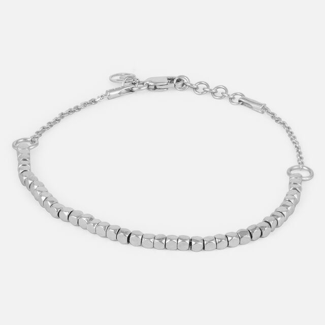 Hexa Shine Silver Bracelet,,hi-res image number null