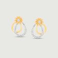 Sparkly Bloom Diamond Stud Earrings,,hi-res view 3