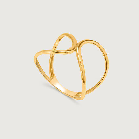 Entwined Elegance 18KT Gold Ring