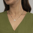 Contrasting Harmony Gold & Diamond Mangalsutra,,hi-res view 2
