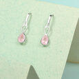 Soft Glam Silver Hoop Earrings,,hi-res view 1