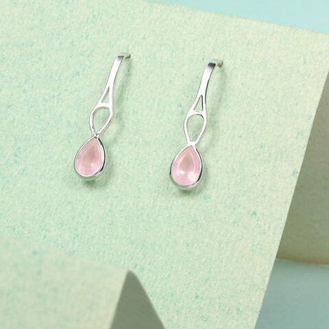 Soft Glam Silver Hoop Earrings
