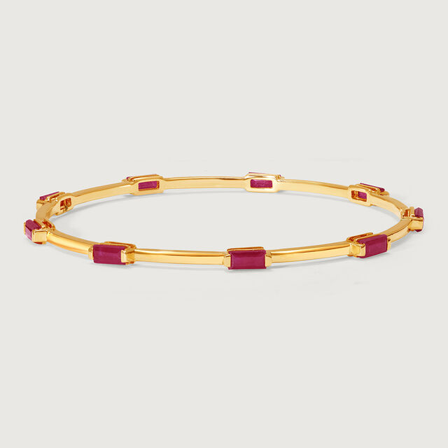 Berry Bellini Baubles 14KT Ruby Bangle,,hi-res view 3